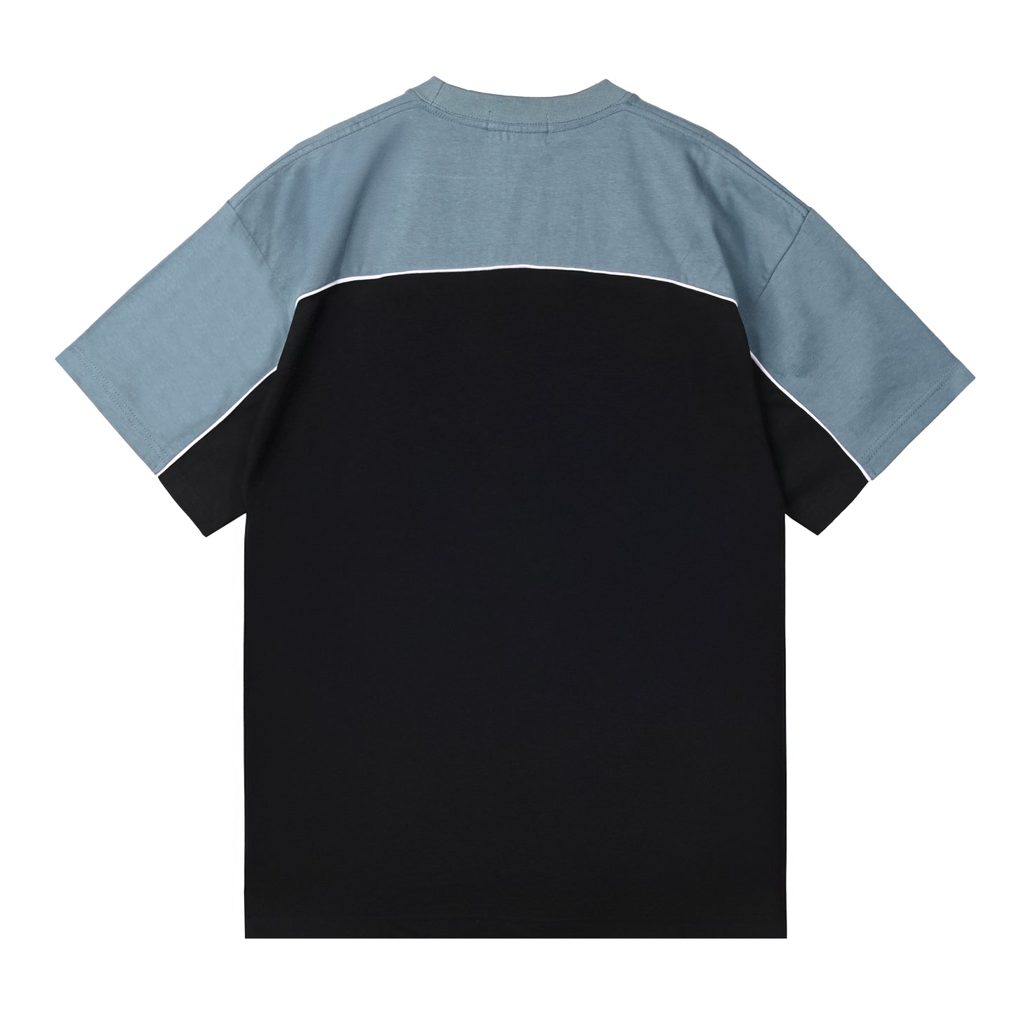 QUIET UNDER NONE X PLAINSONG WALKING CLUB - BLUE BLACK LIST TEE