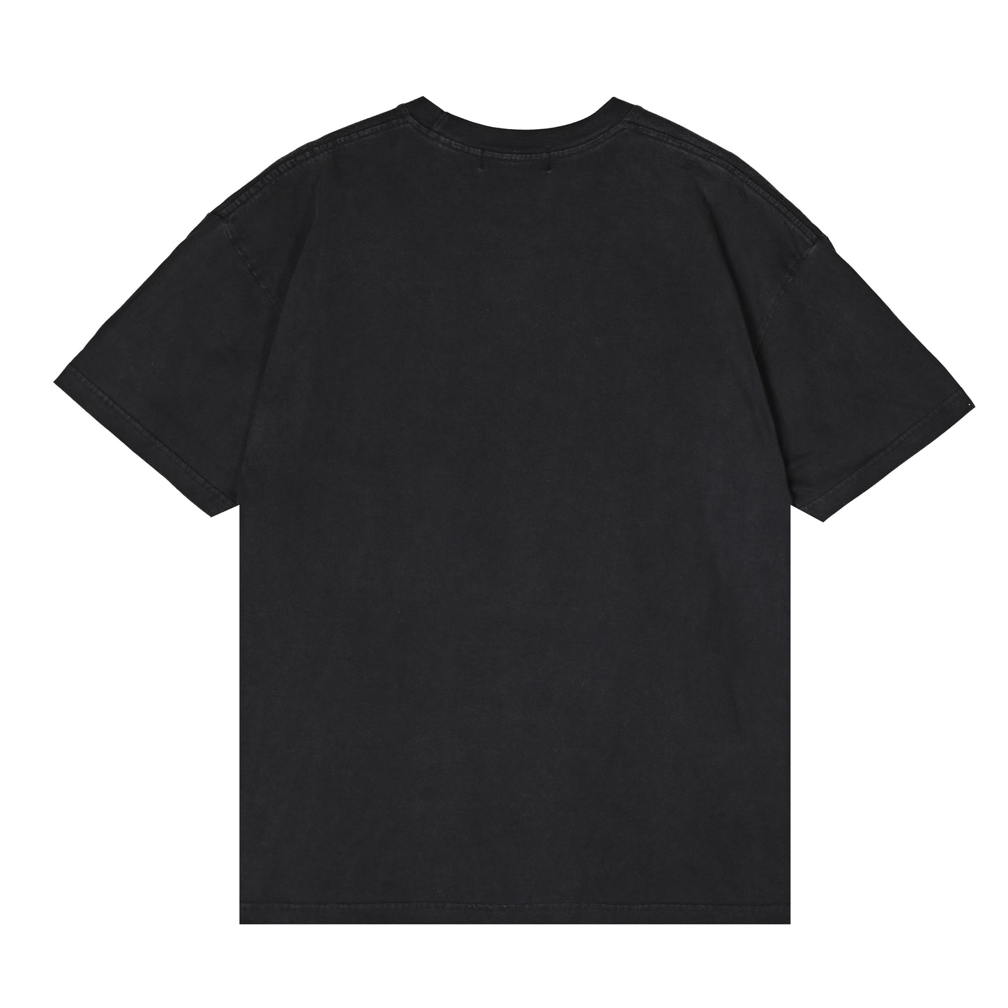 QUIET UNDER NONE X THE PANTURAS WASHED BLACK TEES