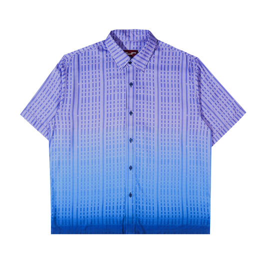 BLUE DYED STRIPE SHIRT