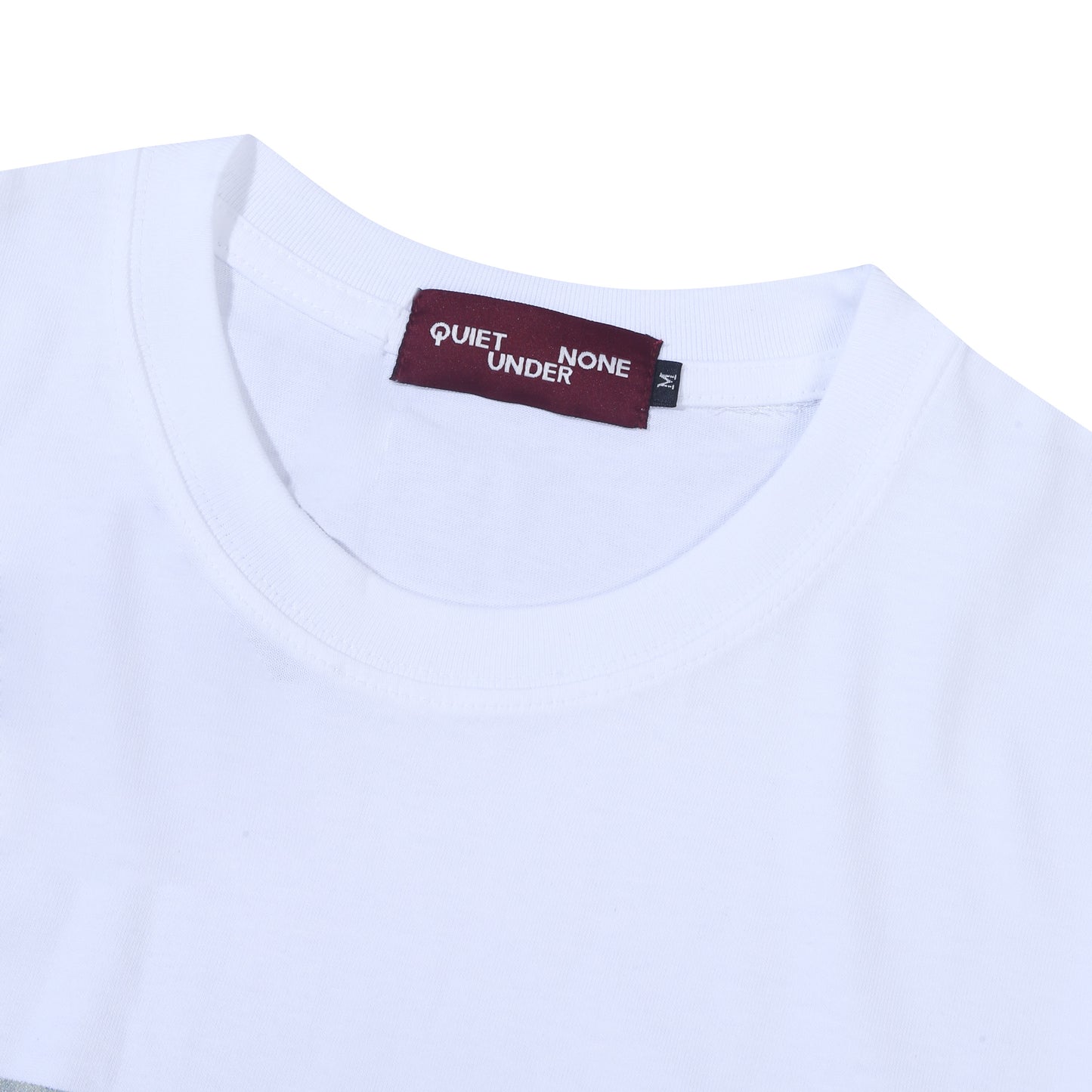 QUIET UNDER NONE X TSUKASA NOSTALGIC TEES WHITE