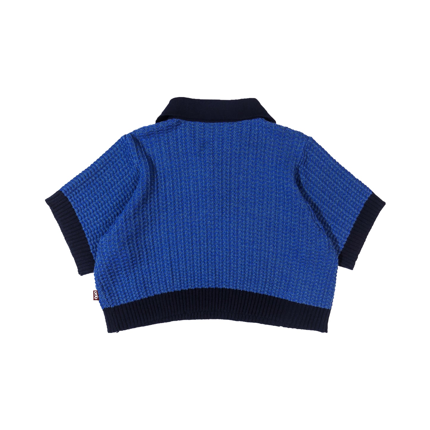 QUIET UNDER NONE X TSUKASA POLO CROP KNIT