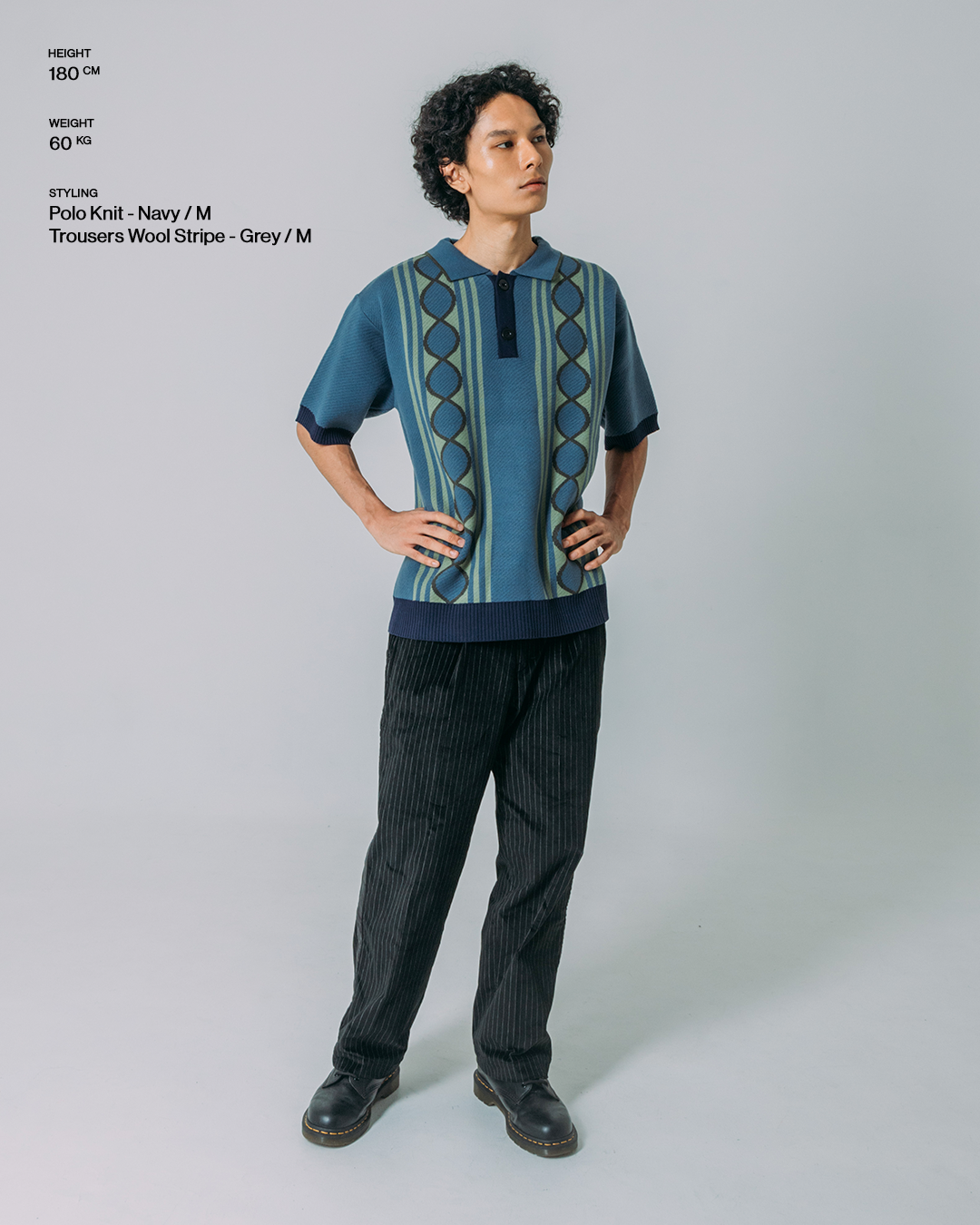 POLO KNIT SHIRTS - BLUE