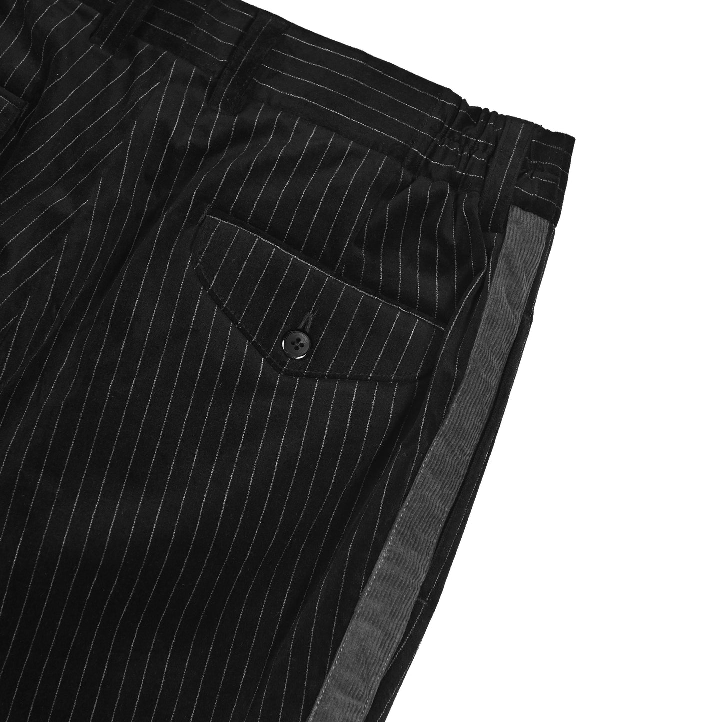 TROUSERS WOOL STRIPE - GREY