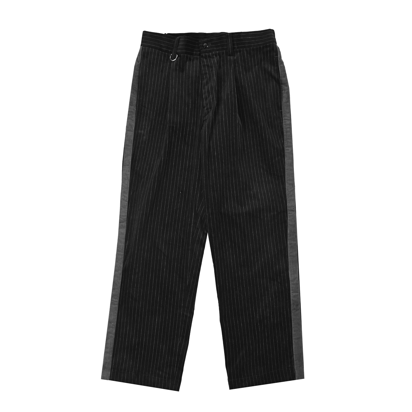 TROUSERS WOOL STRIPE - GREY