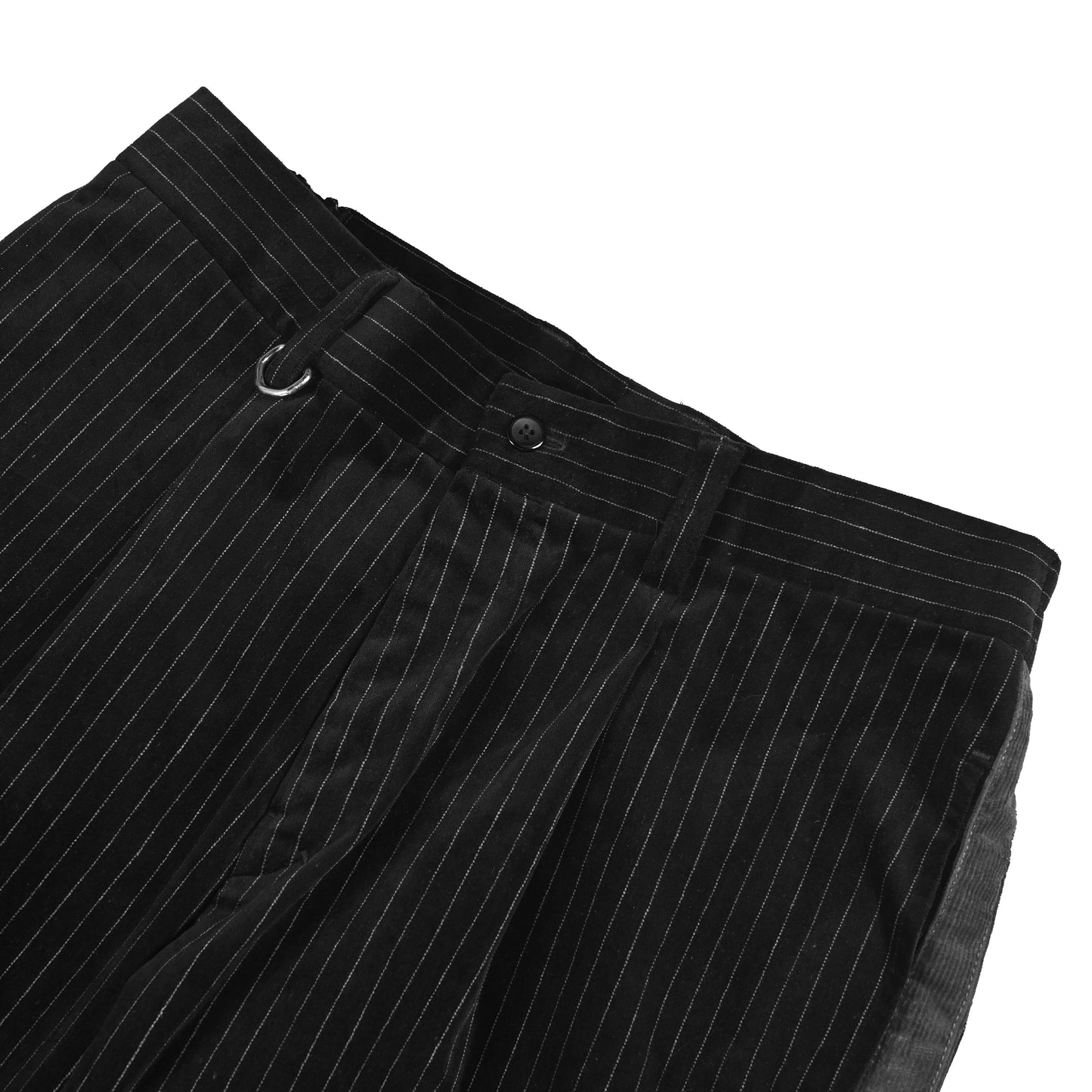 TROUSERS WOOL STRIPE - GREY