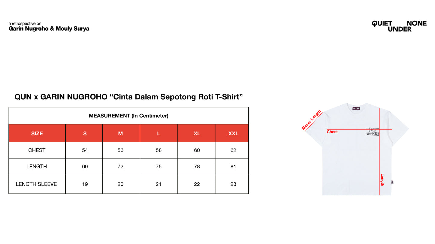 GARIN NUGROHO - CINTA DALAM SEPOTONG ROTI TEE