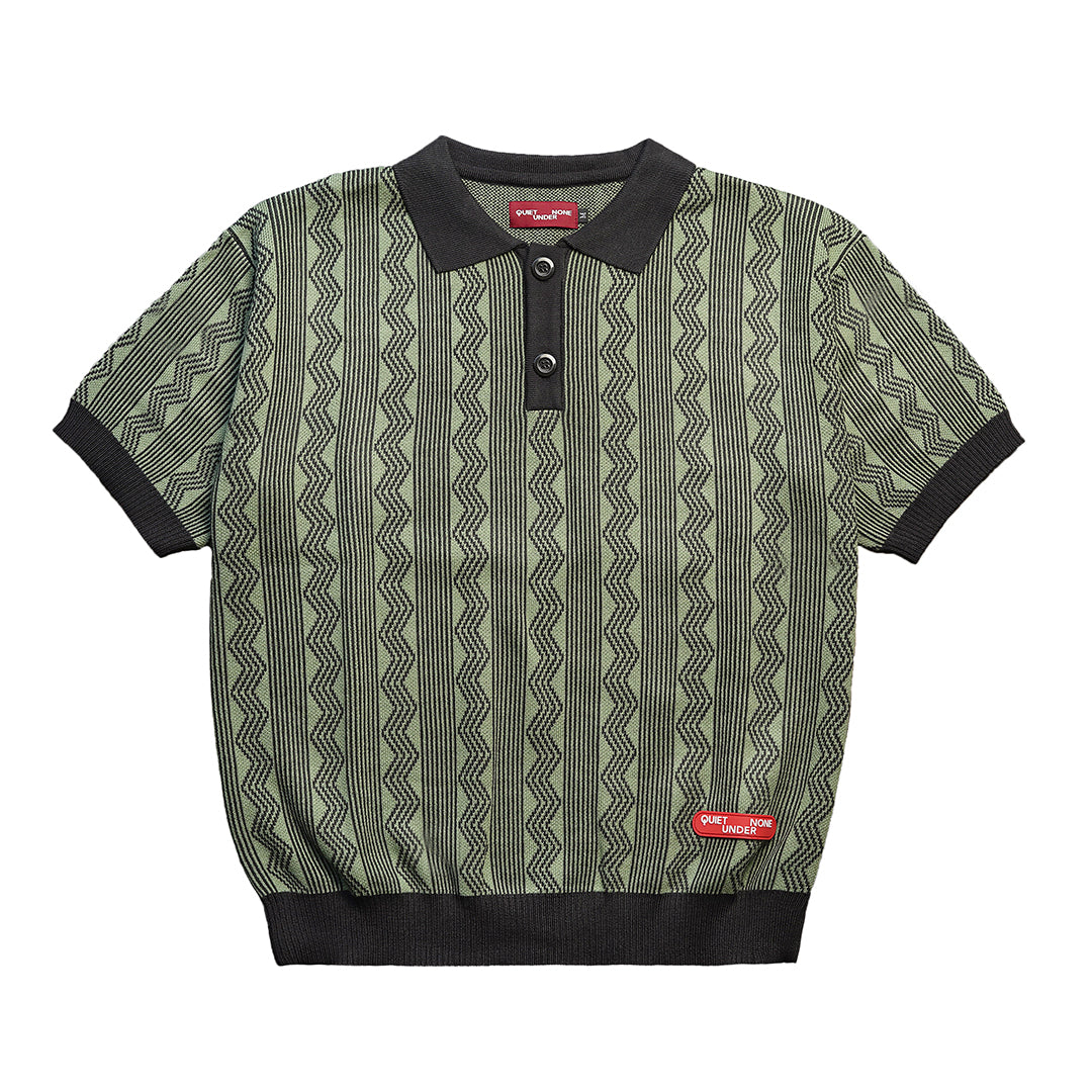 ZACH POLO KNIT - GREEN