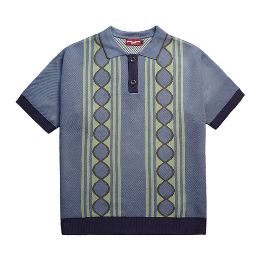 POLO KNIT SHIRTS - BLUE